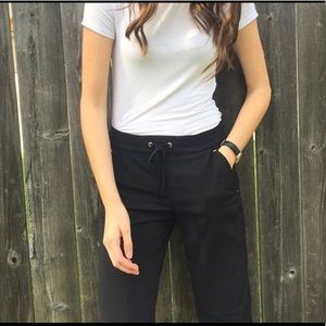 black 3/4 dress pants